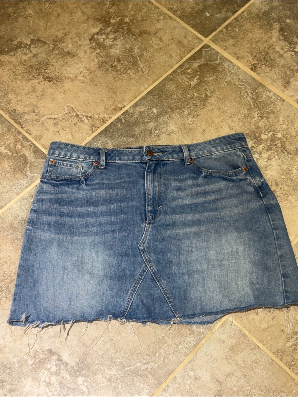 GAP Blue Denim Mini Skirt